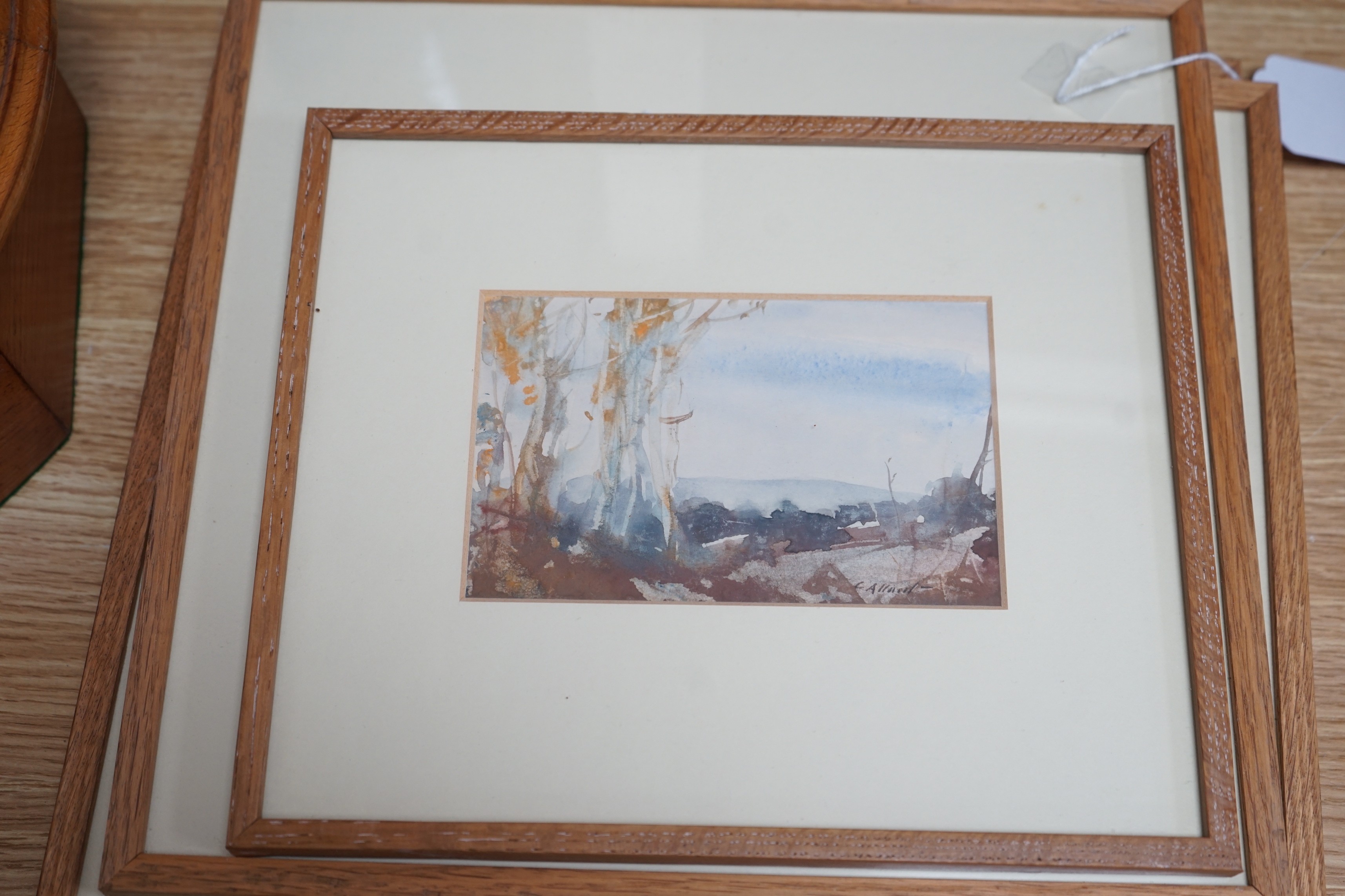 Cecil Arthur Hunt R.W.S. (1873-1965), six watercolours, Assorted landscapes, signed, largest 11.5 x 16.5cm